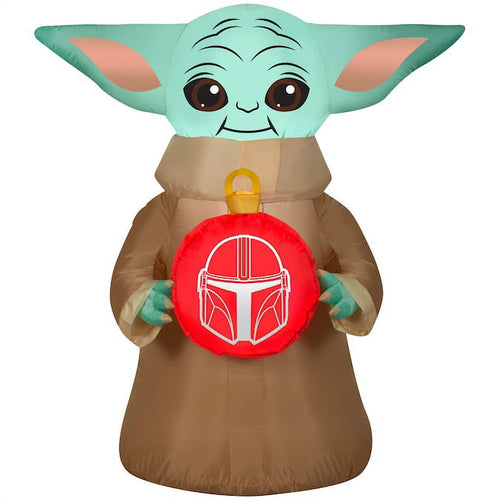 3.5-ft Lighted Star Wars Mandalorian The Child Christmas Inflatable by Gemmy