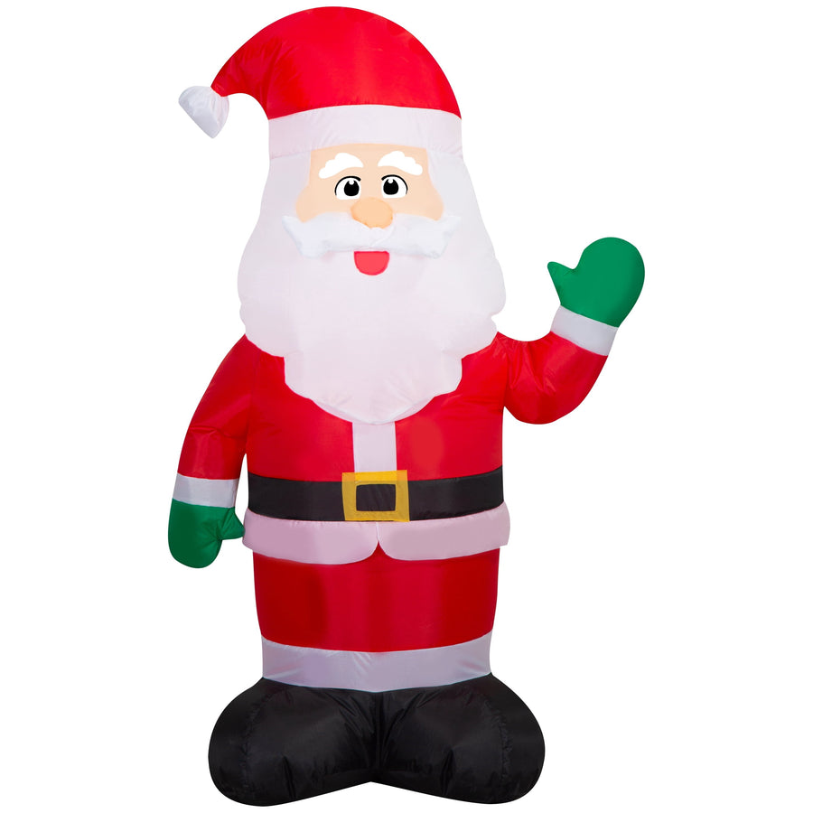Multicolor Santa Christmas Airblown Yard Inflatable, 4', by Holiday Time