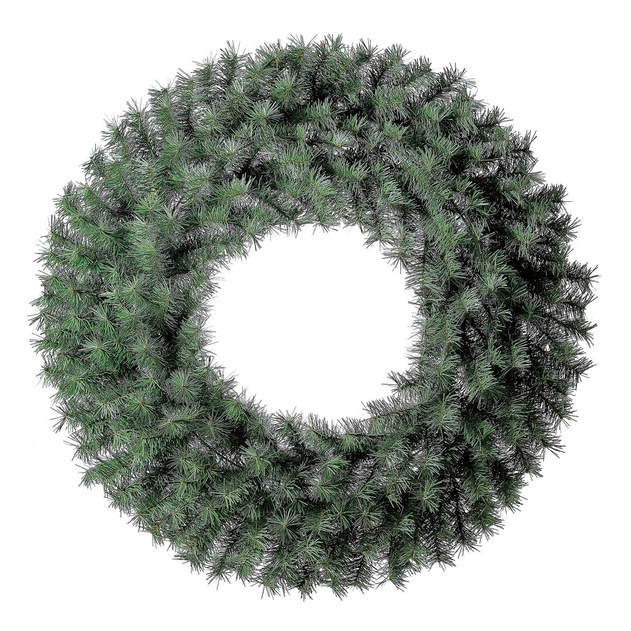 Basic Nonlit Green Artificial Christmas Wreath, 36", by Holiday Time (Green)
