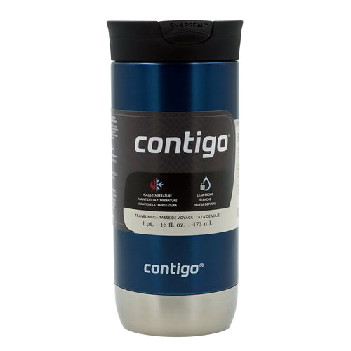 Contigo 16 oz. Huron 2.0 SnapSeal Stainless Steel Travel Mug - Blueberry