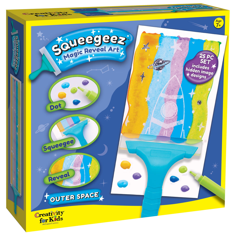 Creativity for Kids Squeegeez Magic Reveal Kit: Outer Space Kids Crafts for Boys Ages 7-12+