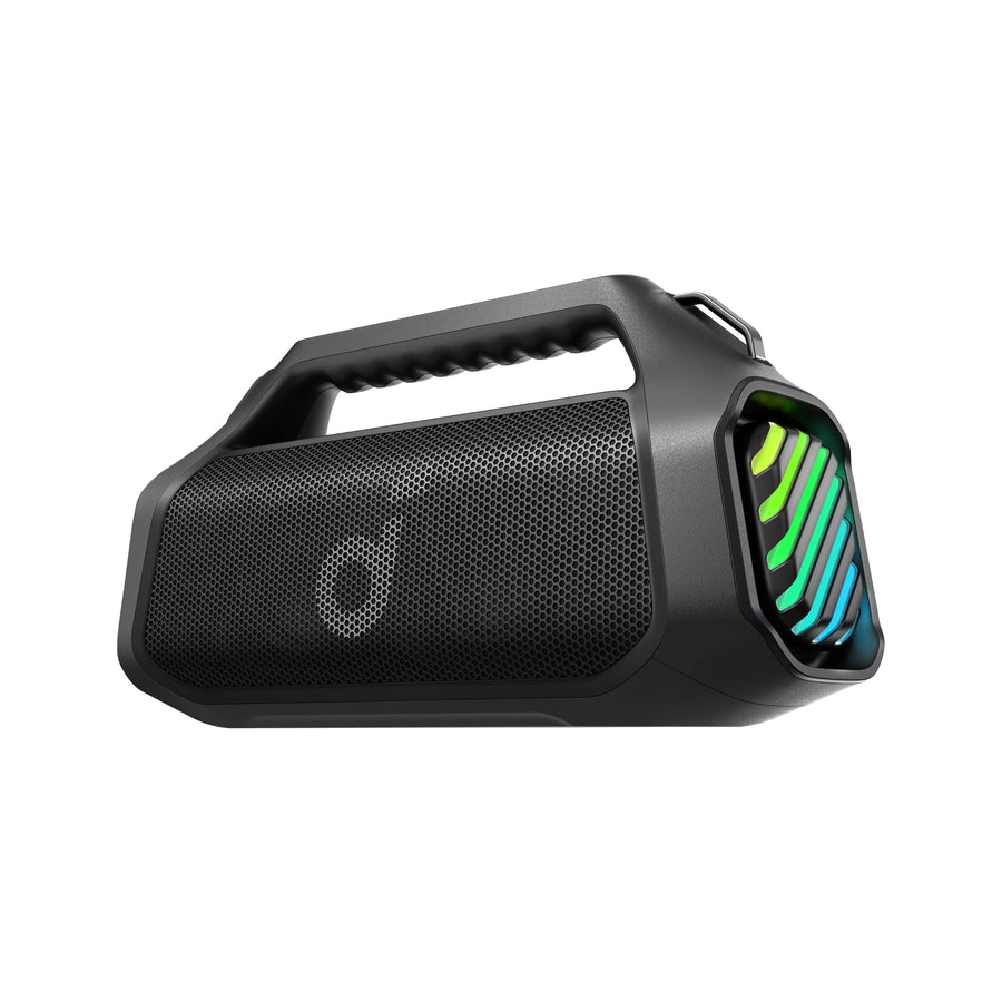 soundcore Boom 2 Pro by Anker Outdoor Bluetooth Speaker, Detachable Shoulder Strap, 140W, BassUp Technology, 20H Playtime, IPX68 Waterproof, AUX-In, Built-In Powerbank