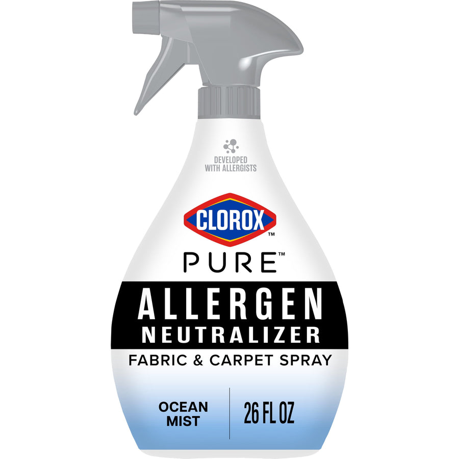 Clorox PURE Allergen Neutralizer trigger spray bottle with ocean-mist gradient label