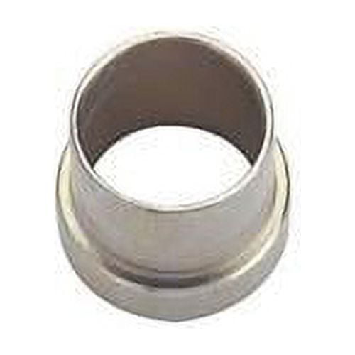 Fragola steel tube sleeve bushing with a flared lip, top-down view on a white background.