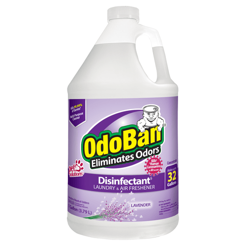odoban lavender disinfectant and air freshener concentrate in a 1-gallon jug