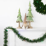 Northlight Pre-Lit LED Battery Operated Pine Artificial Christmas Garland - 18' x 3" - Multicolor – view 2