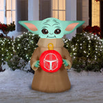 3.5-ft Lighted Star Wars Mandalorian The Child Christmas Inflatable by Gemmy – view 2