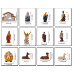Tarmeek Resin Nativity Figurines Set Christmas Nativity Sets Tabletop Scenes Ornaments Xmas Nativity Collectible Figurines Indoor Christmas Decorations Miniatures Statues Figures Home Decor – view 3