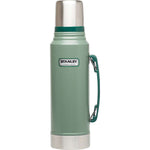 (2 pack) (2 pack) STANLEY Classic Vacuum Bottle, Green/Silver – view 2