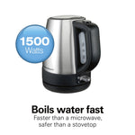 Hamilton Beach Stainless Steel Electric Kettle, Tea & Water Kettle, 1L – view 2