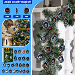 Christmas Advent Calendar Ornament -24 Days Christmas Countdown Calendar Acrylic Hanging Decor Advent Calendar for Adults – view 2