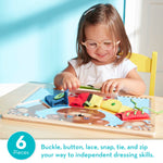 Melissa & Doug Basic Skills Puzzle Board - Wooden Educational Toy – view 2