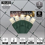 SoftTwinkle 4' x 6' Warm White LED Christmas Net Lights Net Style Mini Lights for Outdoor Party Wedding – Green Wire – view 3