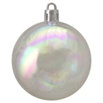 60ct Clear Iridescent Shatterproof Christmas Ball Ornaments 2.5" (60mm) – view 2