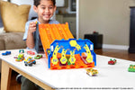 Hot Wheels Track Builder Action, Roll Out Raceway, Track Set with 5 Lane Racetrack and Toy Storage Bucket, Includes 1 Toy Car, Toys for Ages 4 to 10, One Pack, HGK41 – view 2