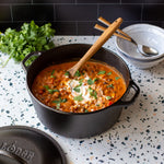 Lodge Pre-Seasoned 5 Quart Cast Iron Dutch Oven with Loop Handles and Cast Iron Cover – view 3