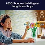 LEGO Botanicals Petite Sunny Bouquet Flower Set - Building Toy for Kids 9+ - DIY Flower Arrangement for Home Decor - Gift for Birthdays - Faux Bluebells, Tulip, Daisy, & More - 10347 – view 3