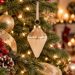 Gold Glass Diamond Christmas Ornament, 4.5", by Holiday Time – view 2