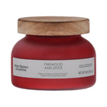 Better Homes & Gardens Firewood and Spice Scented 2-Wick Frosted Bell Jar Candle, 18 oz – view 3