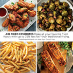 Ninja 4-Qt Air Fryer, 3 Functions, Air Fry, Reheat, and Dehydrate, Dishwasher Safe, Non-Stick, AF100WM Black – view 3
