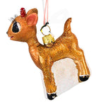 Cody Foster Retro Rudolph Character - 1 Glass Ornament 3.50 Inch, Glass - Santa Misfit Toys Yukon Song Go6011 Clarice – view 3