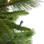 9" x 14" Pre-Lit Mixed Colorado Pine Artificial Christmas Garland - Clear Lights – view 2