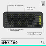 Logitech ICON COMBO, Bluetooth keyboard and mouse combo, comfortable typing, programmable keys and buttons - Graphite – view 2