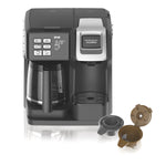 Hamilton FlexBrew Programmable Single Serve Pod to 12 Cup Coffee Maker, Black – view 3