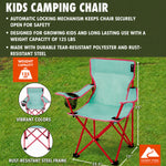 Ozark Trail Kids Camping Chair with Cupholder, Green – view 2