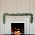 Evergreen Branch Unlit Artificial Christmas Garland, Green, 9', by Holiday Time
