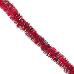 Tinsel Christmas Garland, Red, 12', by Holiday Time – view 3