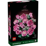 LEGO Botanicals Bouquet of Pink Roses Artificial Flowers - Building Blocks for Adults, Ages 18+ - Gift for Birthdays or Special Occasions - Flowers for Home Office, Shelf or Room Decor - 10374 – view 2