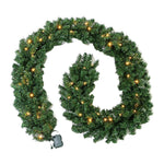 MXTPOV Artificial Christmas Garland, Prelit Garland with LED Lights, Pine Garlands for Decoration Christmas, Garland for Mantle Party Front Door, Home Decor, 6FT – view 3