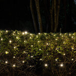 SoftTwinkle 4' x 6' Warm White LED Christmas Net Lights Net Style Mini Lights for Outdoor Party Wedding – Green Wire – view 2