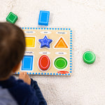 Melissa & Doug Shapes Wooden Chunky Puzzle (8 pcs) - FSC Certified – view 3