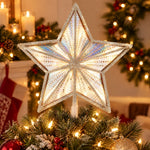 LED Star Christmas Tree Topper, Champagne Gold, 12", by Holiday Time – view 2
