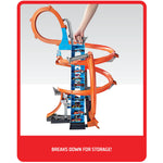 Hot Wheels Sky Crash Tower Motorized Track Set with Toy Car, Stores 20+ 1:64 Scale Cars, 27.95 in – view 3