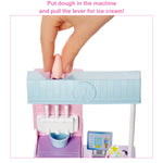 Barbie Careers Ice Cream Shop Playset with Blonde Doll, Ice Cream Machine, Molds, Dough, Accessories – view 2