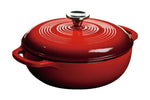 Lodge Cast Iron 3 Quart Enameled Dutch Oven Blue – view 3