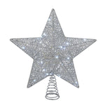 LED Star Christmas Tree Topper, Silver, 15", by Holiday Time – view 3