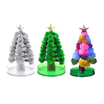 YANHAIGONG Tabletop Mini Christmas Tree,Small Christmas Tree Decorations,Artificial Tabletop Christmas Tree with Lights,Christmas Gift Paper Tree Growing Tree Toy Boys Girls Novelty 20ml – view 2