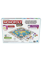 Hasbro Gaming Monopoly World IFF17 Tour Board Game with Token Stampers and Dry-Erase Gameboard for Family Game Night – view 3