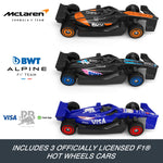 Hot Wheels Racing Formula 1 Sprint Race Circuit Track Set with 3 Die-Cast Toy Cars in 1:64 Scale – view 3