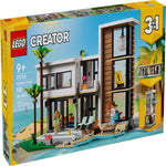 LEGO Creator 3 in 1 Modern House Toy to 3-Story City Building to Forest Cabin, Model House Playset for Kids, Art Building Sets, Gift Idea for Boys and Girls Aged 9 and Up, 31153 – view 2