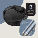 Contigo 20 oz. Superior 2.0 SnapSeal Stainless Steel Travel Mug - Dark Ice – view 3