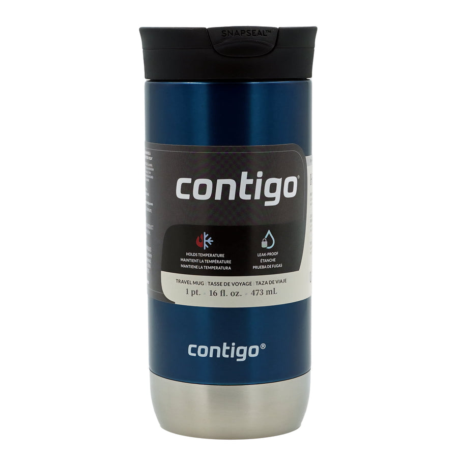 Contigo 16 oz. Huron 2.0 SnapSeal Stainless Steel Travel Mug - Blueberry