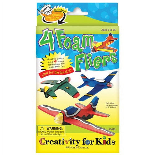 Creativity for Kids: 4 Foam Flyers Kids Foam Craft Kit