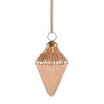 Gold Glass Diamond Christmas Ornament, 4.5", by Holiday Time