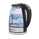 Hamilton Beach Temperature-Control Electric Kettle, 1500W 1.7L, 6 Presets with Auto Shutoff, Glass