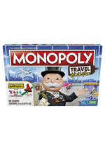 Hasbro Gaming Monopoly World IFF17 Tour Board Game with Token Stampers and Dry-Erase Gameboard for Family Game Night